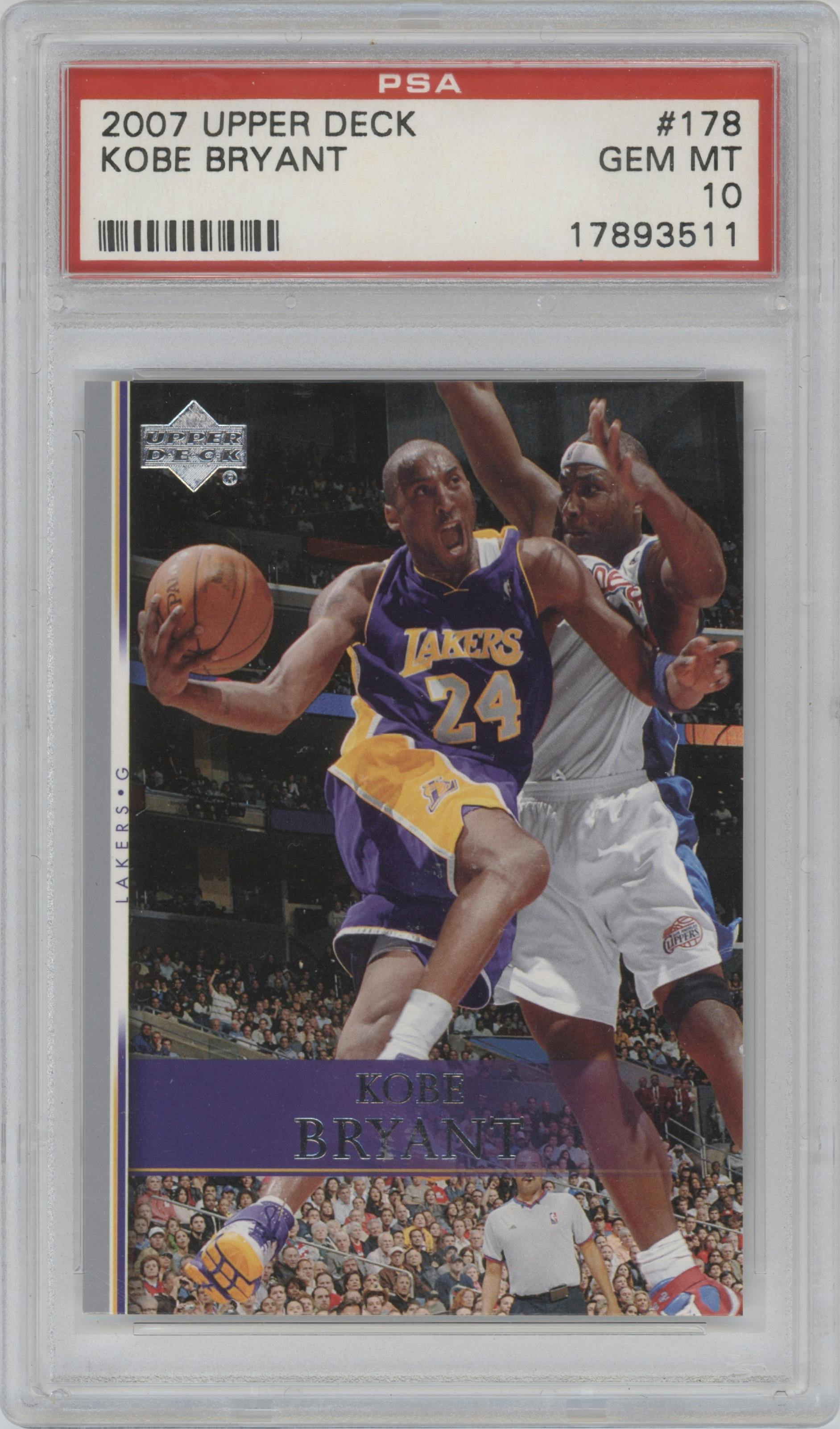 PSA 9 Kobe Bryant Upper Deck buy Ovation