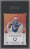 Anthony Richardson from the 2024 Panini Donruss Elite set graded by SGC and given an overall grade of 10.