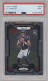 C.J. Stroud from the 2023 Panini Prizm set graded by PSA and given an overall grade of 9.