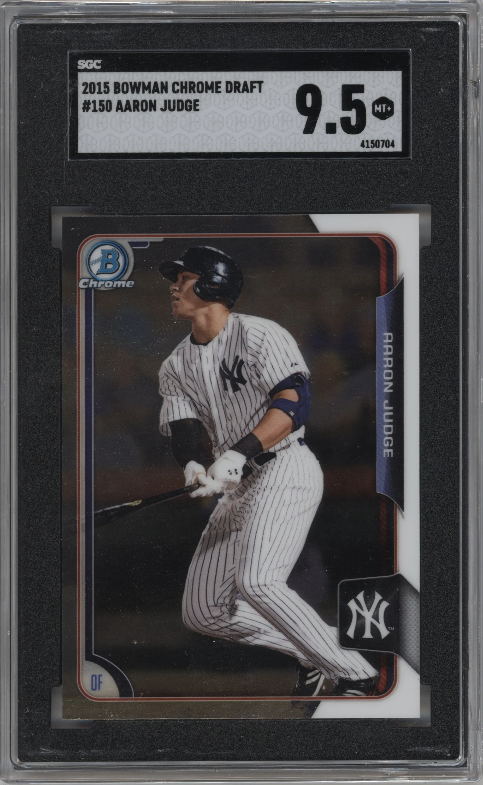 2015 Bowman Draft Chrome Aaron Judge SGC 9.5
