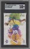 LeBron James from the 2023-24 Panini Court Kings set graded by SGC and given an overall grade of 10.