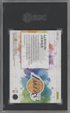 LeBron James from the 2023-24 Panini Court Kings set graded by SGC and given an overall grade of 10.