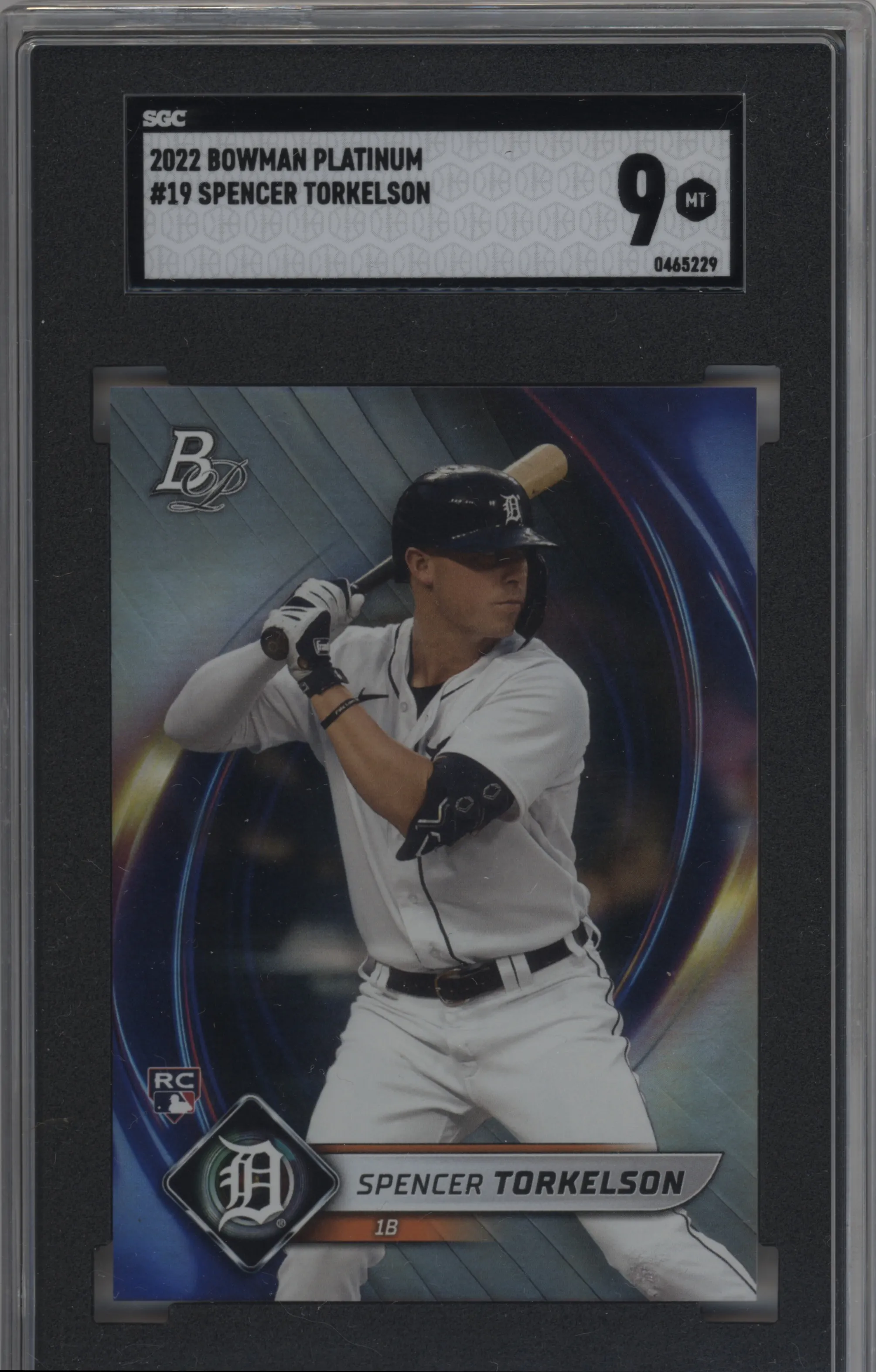 2022 Bowman Platinum Spencer Torkelson SGC 9