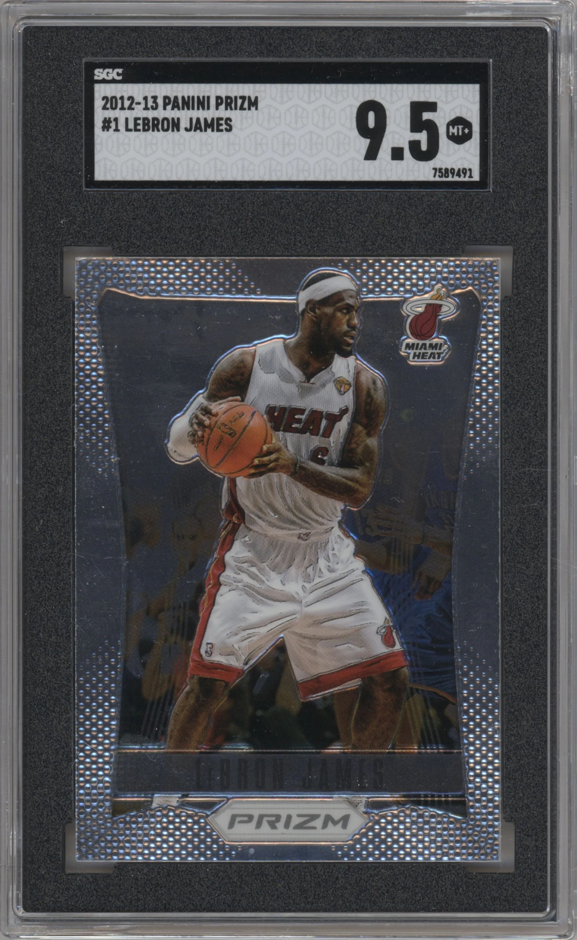 2012 Panini Prizm LeBron James #1 SGC 9.5