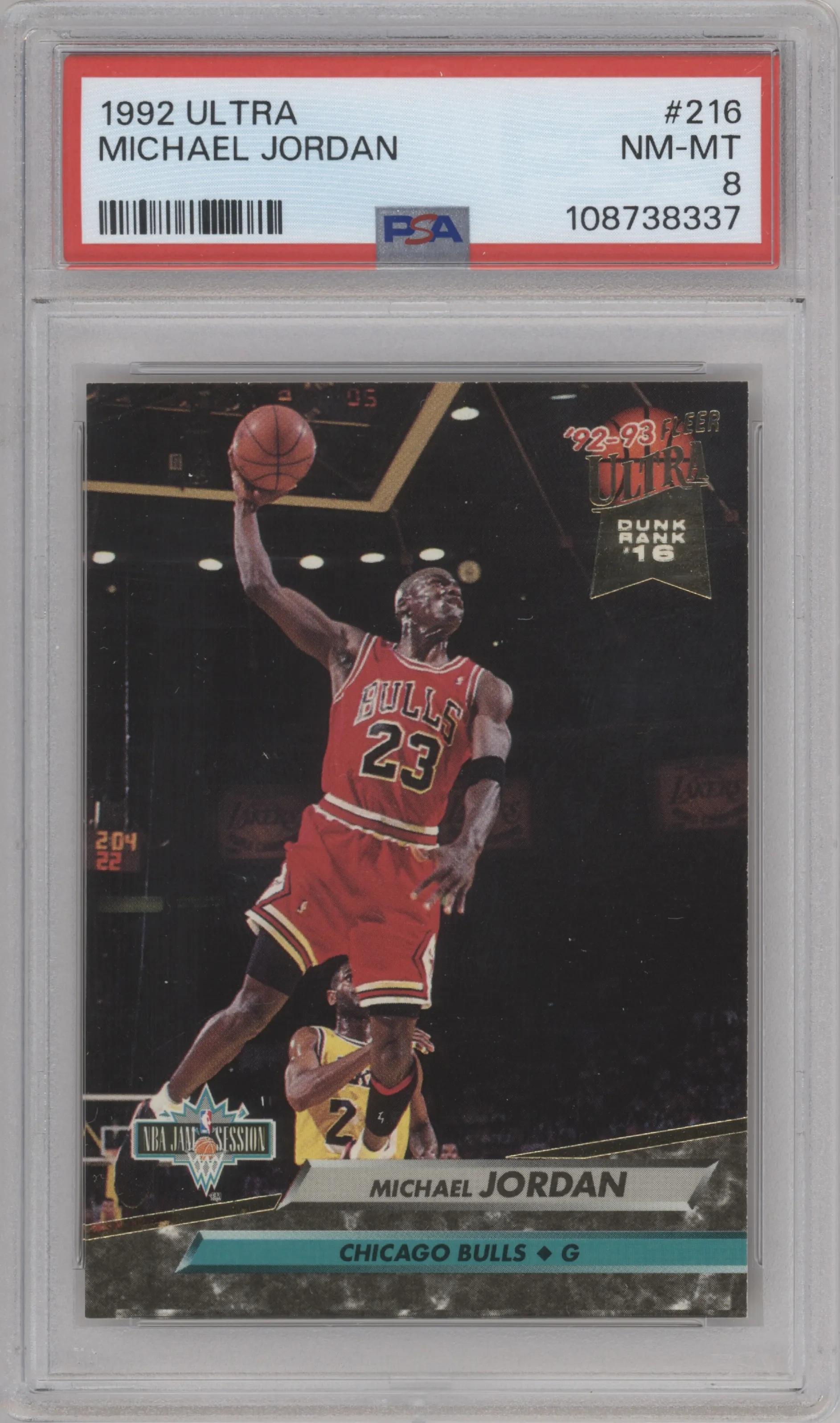 1992 Fleer Ultra Michael Jordan PSA 8