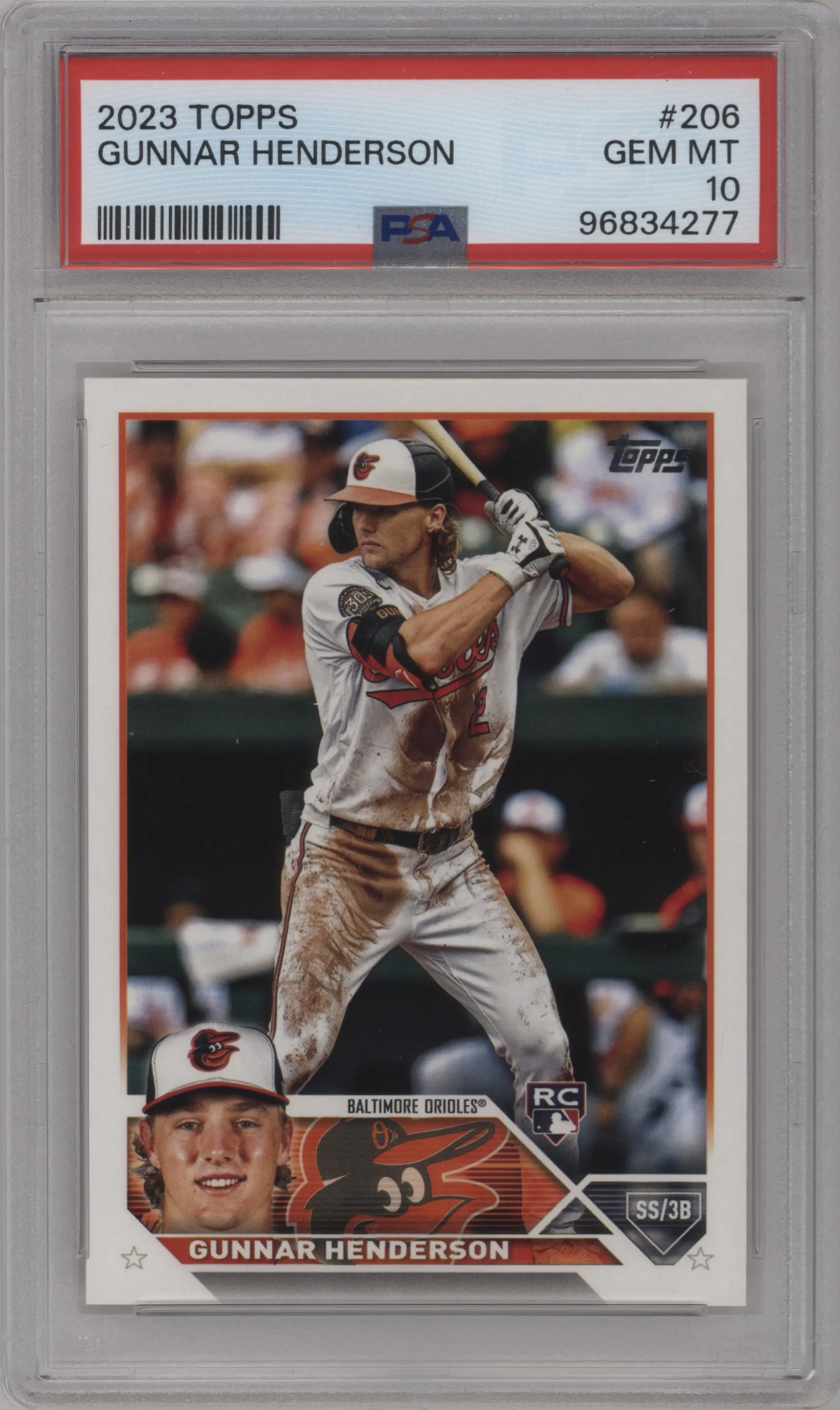 2023 Topps Series 1 Gunnar Henderson PSA 10
