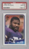 Chris Doleman from the 1988 Topps set graded by PSA and given an overall grade of 10.