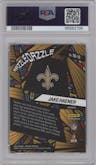Jake Haener from the 2023 Panini Mosaic set graded by PSA and given an overall grade of 10.