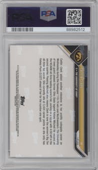 Caitlin Clark from the 2023-24 Bowman U Now set graded by PSA and given an overall grade of 10.