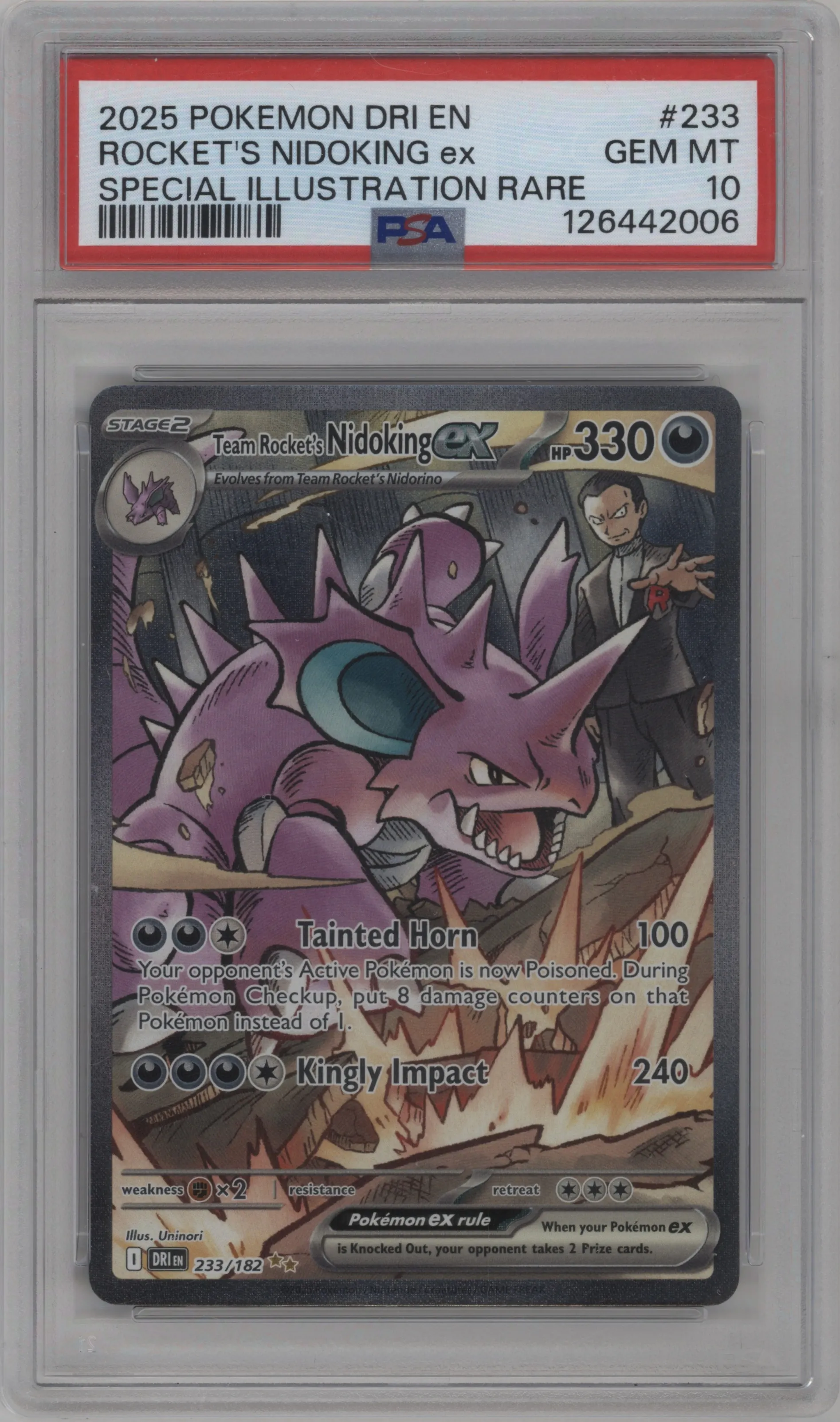 Team Rocket's Nidoking ex