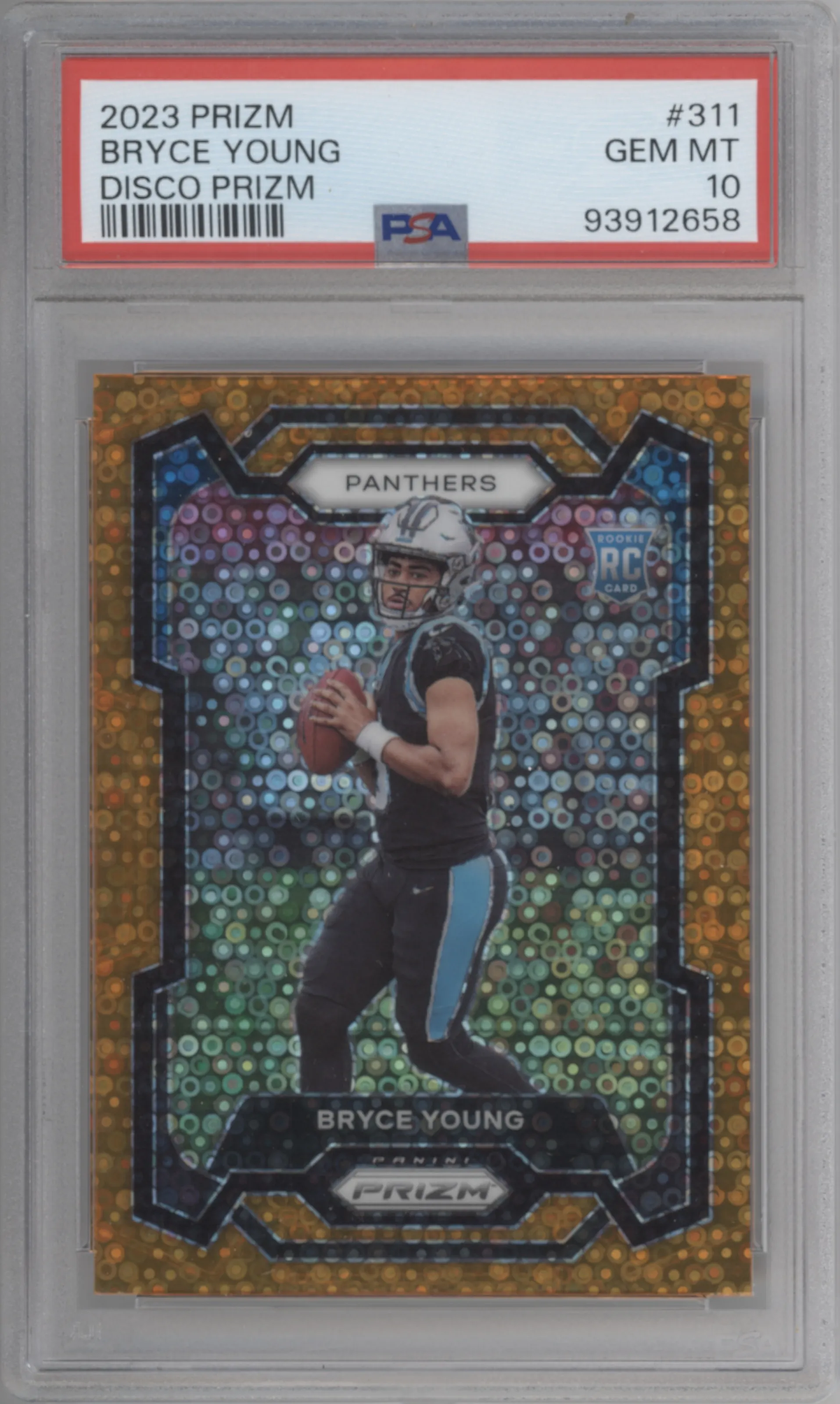 2023 Panini Prizm Bryce Young Disco PSA 10