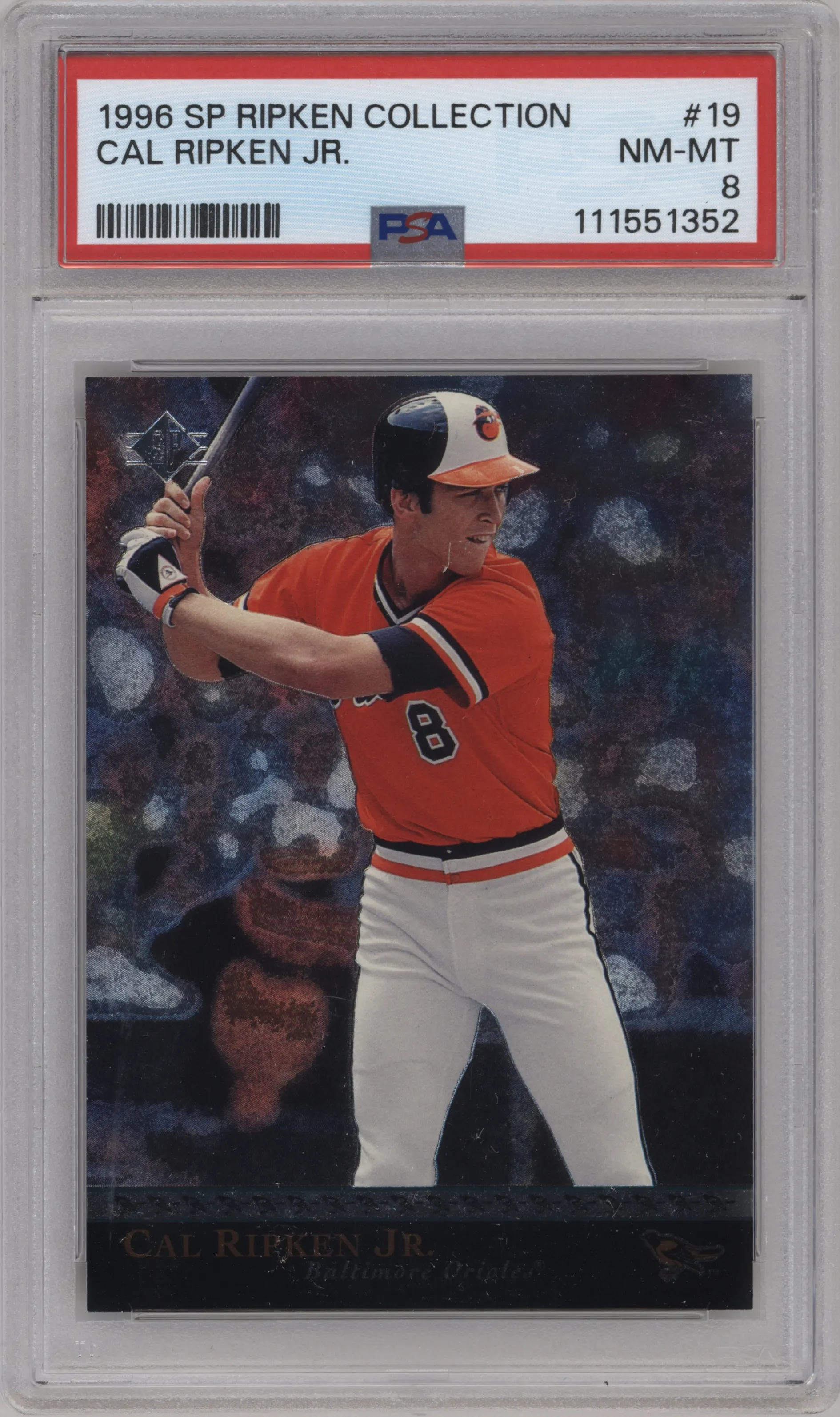 1996 Upper Deck SP Cal Ripken Jr. Coll. Cal Ripken Jr. #19 PSA 8