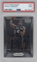 Kawhi Leonard from the 2012-13 Panini Prizm set graded by PSA and given an overall grade of 9.