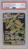 Rayquaza VMAX from the 2022 Pokemon SWSH set graded by PSA and given an overall grade of 10.