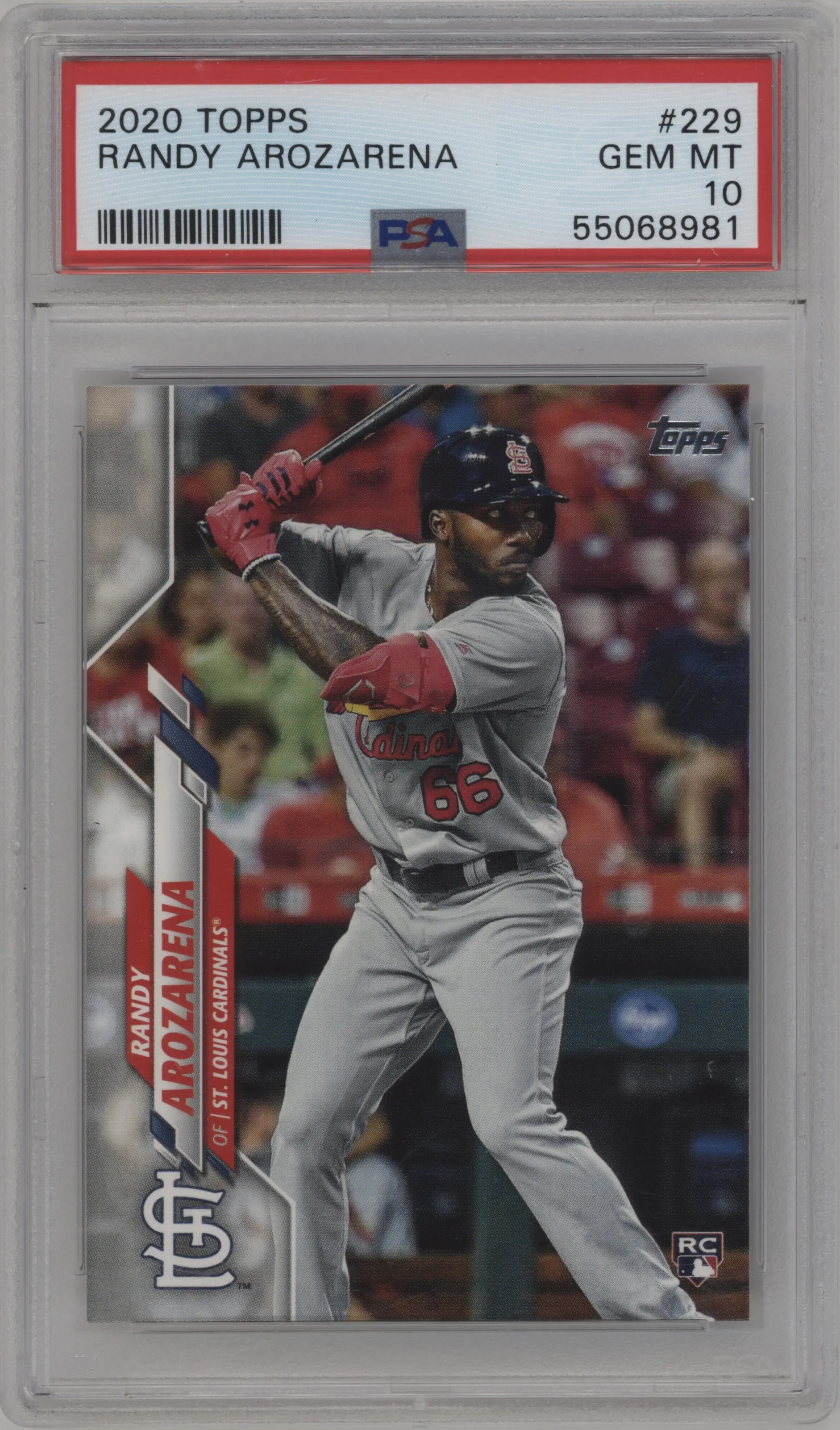 2020 Topps Series 1 Randy Arozarena PSA 10
