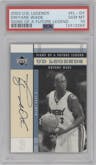 Dwyane Wade from the 2003-04 Upper Deck Legends set graded by PSA and given an overall grade of 10.