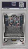 Jason Kelce from the 2023 Panini Prizm set featuring a Pandora parallel graded by PSA and given an overall grade of 10.