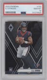 C.J. Stroud from the 2023 Panini Phoenix set graded by PSA and given an overall grade of 10.