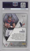 C.J. Stroud from the 2023 Panini Phoenix set graded by PSA and given an overall grade of 10.