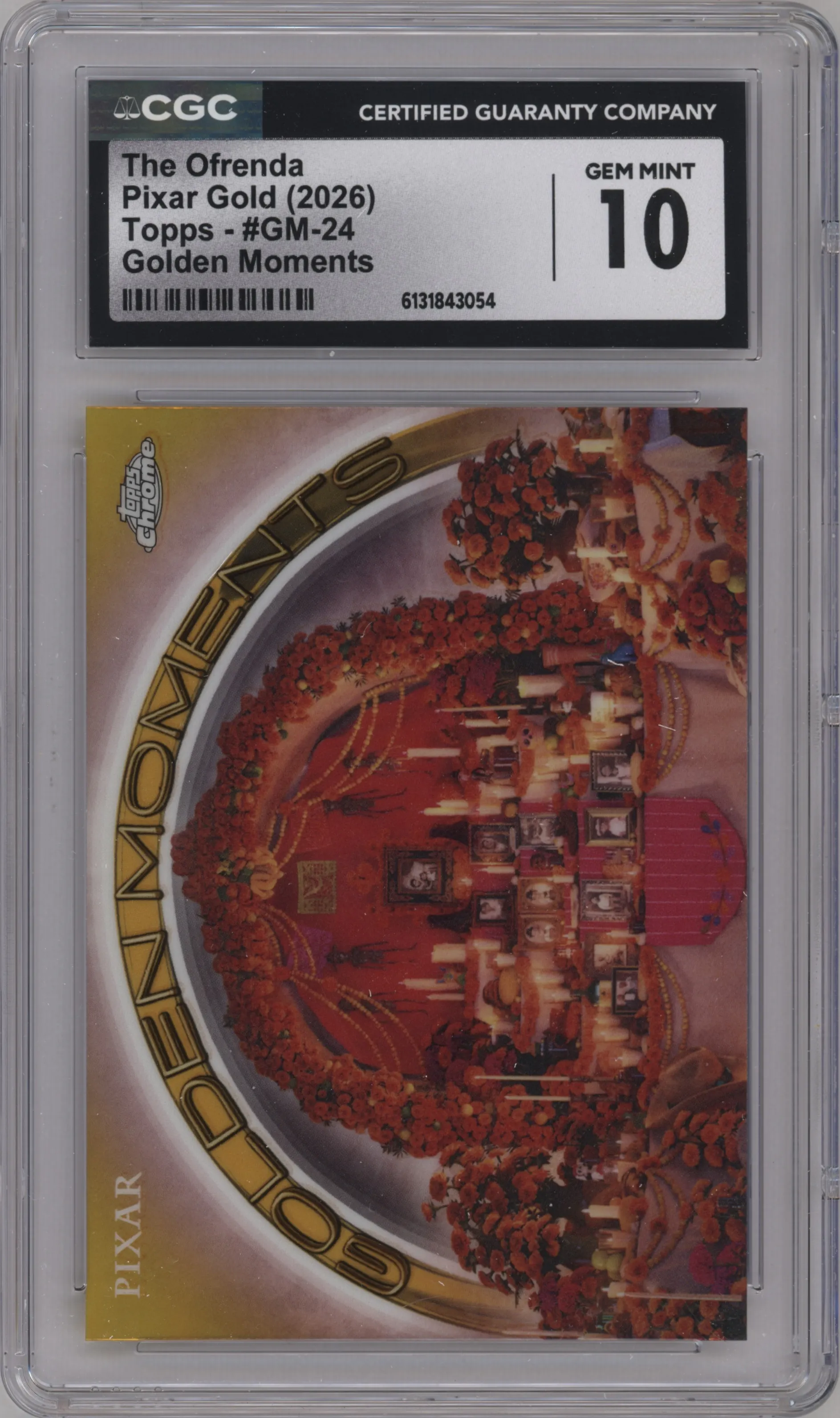 2025 Topps Pixar Gold Golden Moments The Ofrenda #GM-24 CGC 10
