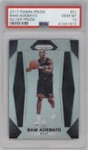 Bam Adebayo from the 2017-18 Panini Prizm  set featuring a Silver Prizm parallel graded by PSA and given an overall grade of 10.