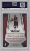 Bam Adebayo from the 2017-18 Panini Prizm  set featuring a Silver Prizm parallel graded by PSA and given an overall grade of 10.