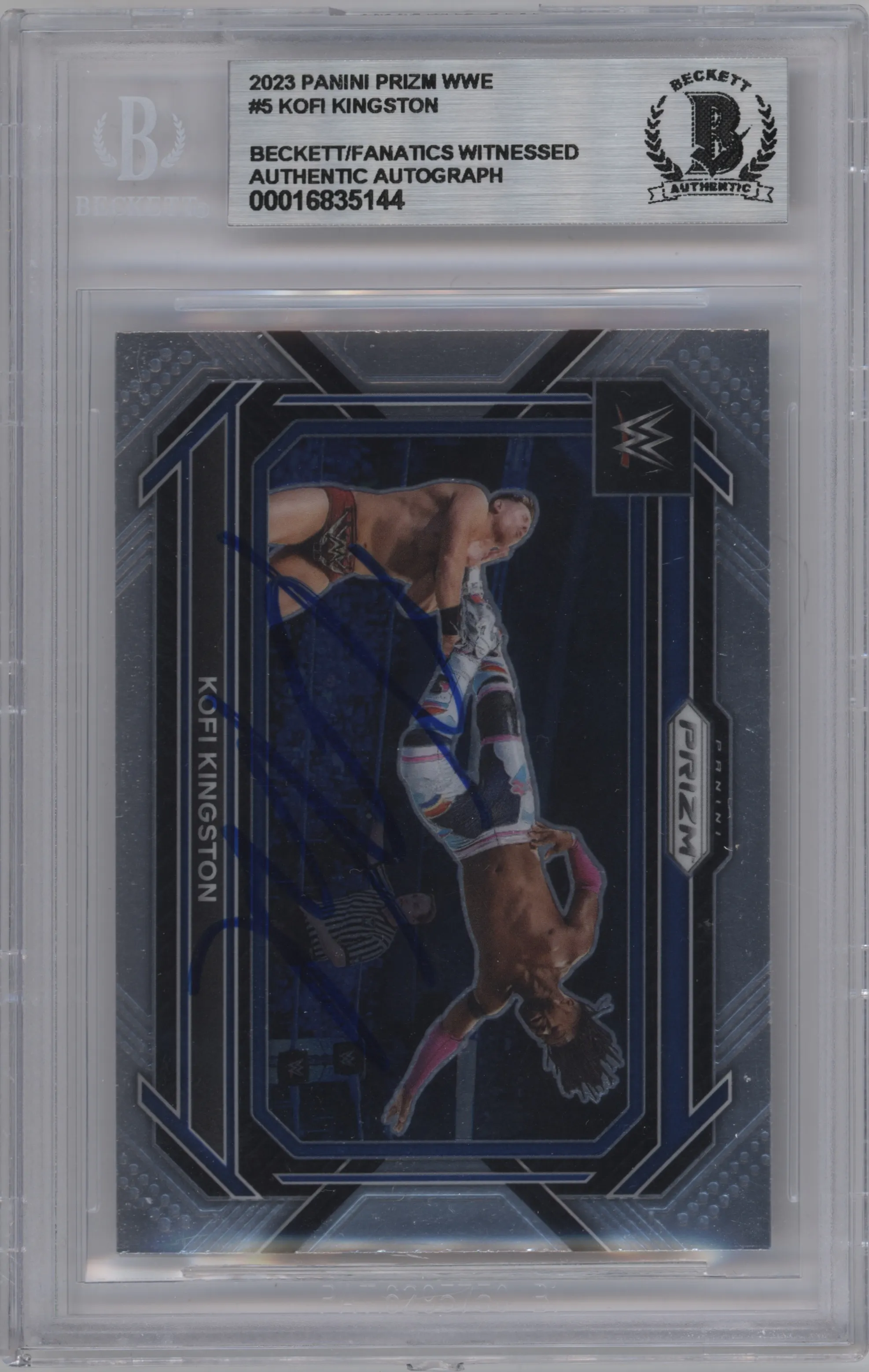 2023 Panini Prizm WWE Kofi Kingston BGS AUTHENTIC BGS
