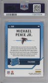 Michael Penix Jr.  from the 2024 Donruss set featuring a Pink parallel graded by PSA and given an overall grade of 10.