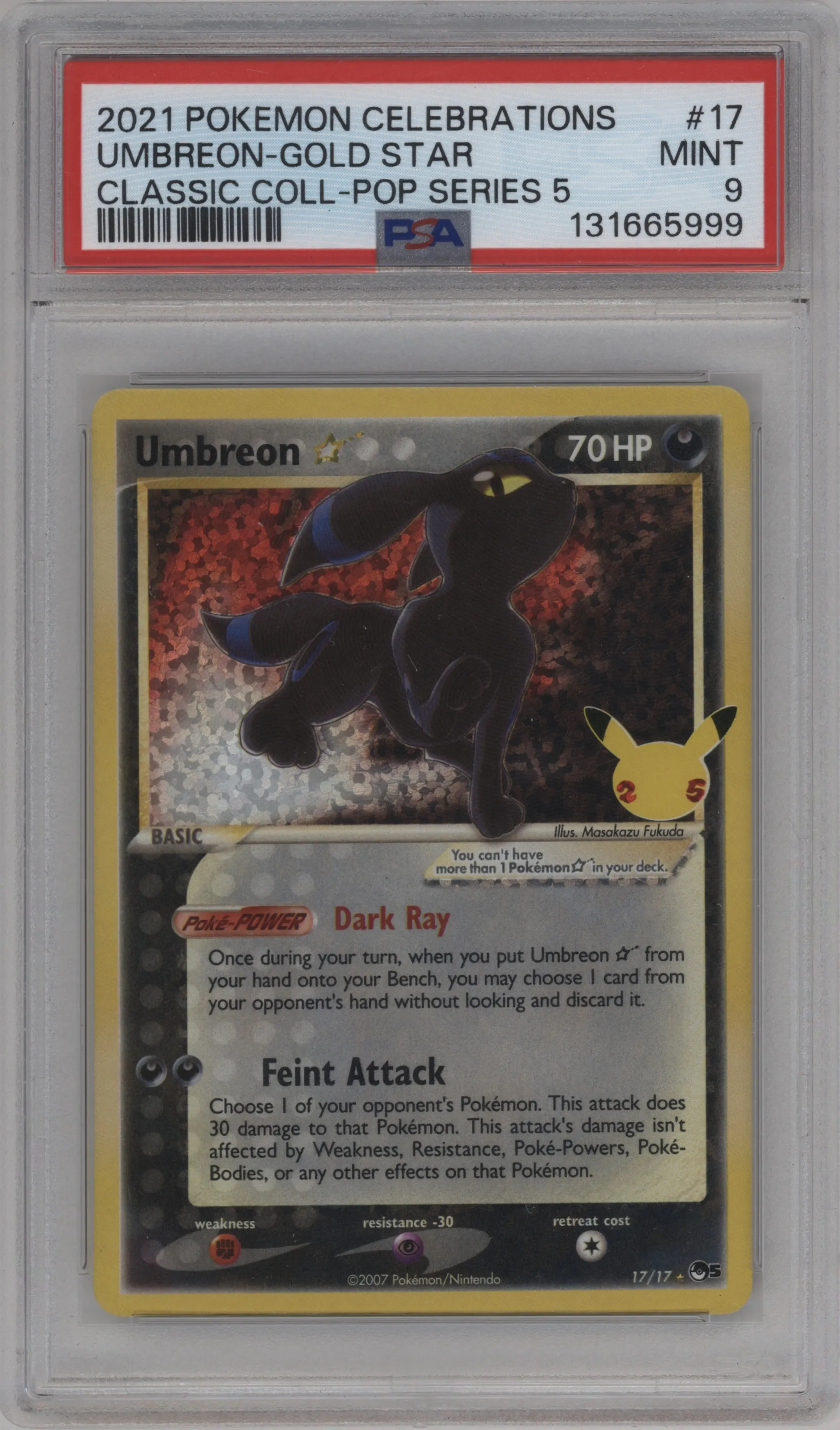 Umbreon Gold Star