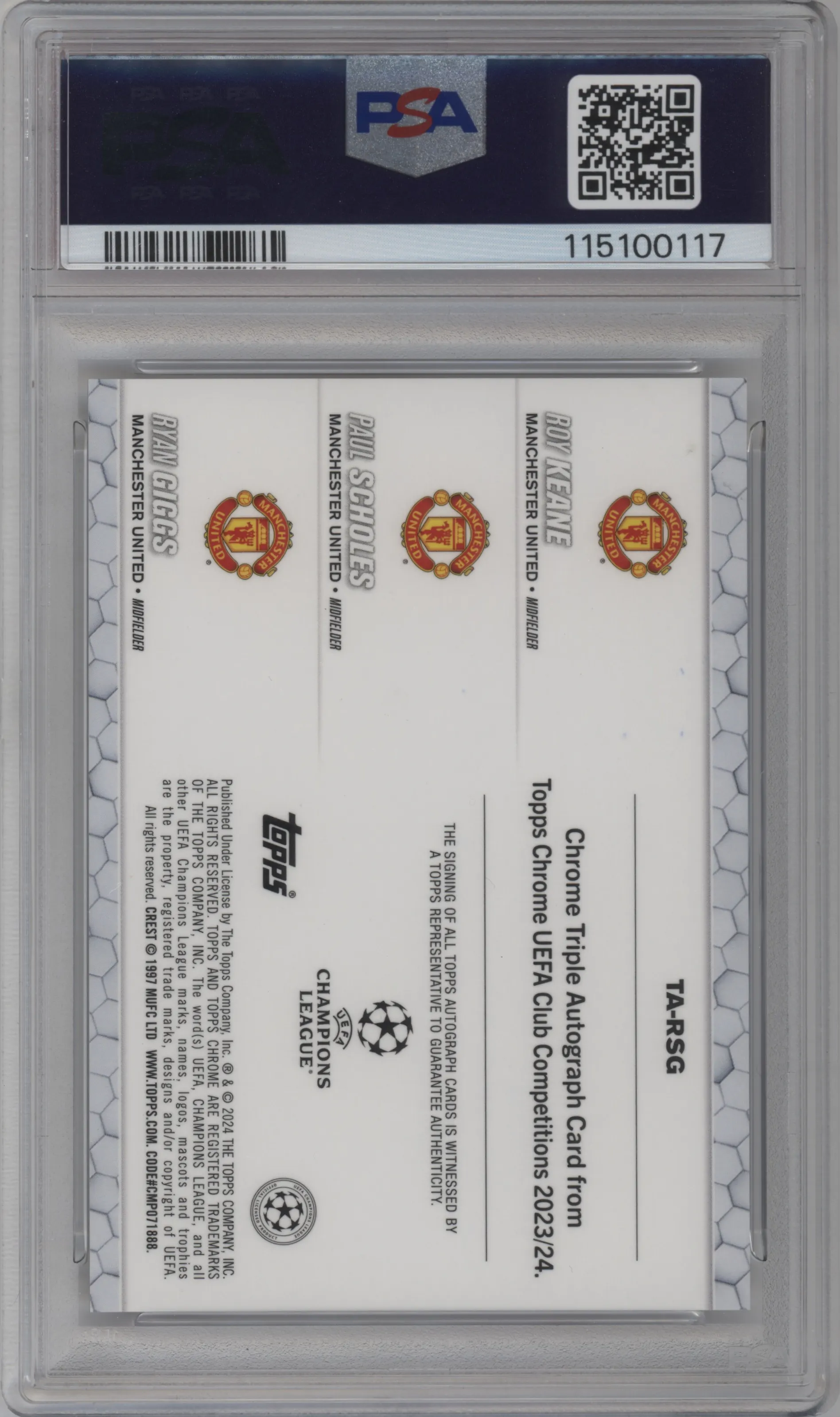 Roy Keane/ Paul Scholes/Ryan Giggs