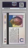 Anthony Richardson from the 2023 Panini Contenders set graded by PSA and given an overall grade of 10.