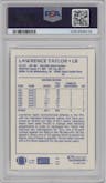 Lawrence Taylor  from the 1988 Kenner Starting Lineup set graded by PSA and given an overall grade of 9.