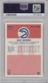 Doc Rivers from the 1986-87 Fleer set graded by PSA and given an overall grade of 9.