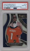 Patrick Surtain II from the 2020 Panini Select set graded by PSA and given an overall grade of 10.