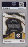 Najee Harris from the 2023 Panini Select set featuring a Tie-Dye Prizm parallel graded by PSA and given an overall grade of 10.