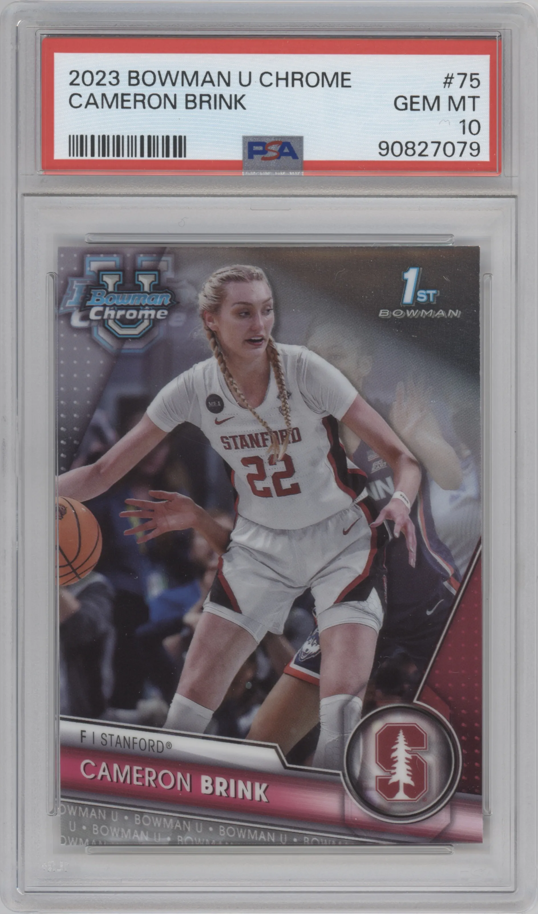 2023 Bowman U Chrome Cameron Brink #75 PSA 10