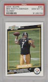Ben Roethlisberger from the 2004 Score set featuring a Glossy parallel graded by PSA and given an overall grade of 10.
