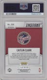 Caitlin Clark from the 2024-25 Panini Instant WNBA set graded by PSA and given an overall grade of 10.