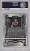 Victor Wembanyama from the 2023-24 Panini Prizm set graded by PSA and given an overall grade of 10.