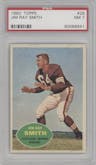 Jim Ray Smith from the 1960 Topps set graded by PSA and given an overall grade of 7.