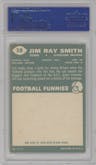 Jim Ray Smith from the 1960 Topps set graded by PSA and given an overall grade of 7.