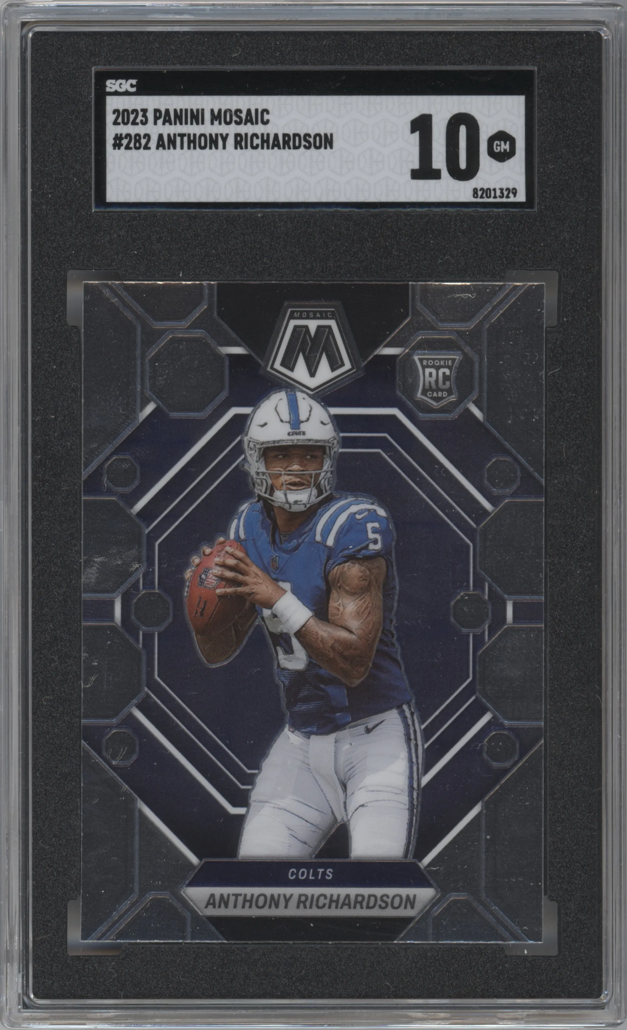 2023 Panini Mosaic Anthony Richardson SGC 10