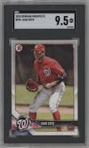 Juan Soto from the 2018 Bowman set graded by SGC and given an overall grade of 9.5.