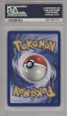 Metapod from the 1999 Pokemon set graded by PSA and given an overall grade of 9.