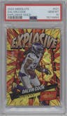 Dalvin Cook from the 2022 Panini Absolute set featuring a Gold parallel graded by PSA and given an overall grade of 10.
