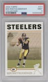 Ben Roethlisberger from the 2004 Topps set featuring a Collection parallel graded by PSA and given an overall grade of 9.