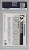 Ben Roethlisberger from the 2004 Topps set featuring a Collection parallel graded by PSA and given an overall grade of 9.