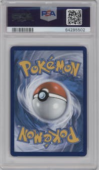 Mew from the 2021 Pokemon SWSH set graded by PSA and given an overall grade of 10.