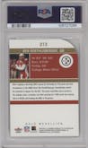 Ben Roethlisberger from the 2004 Ultra set featuring a Gold Medallion parallel graded by PSA and given an overall grade of 9.