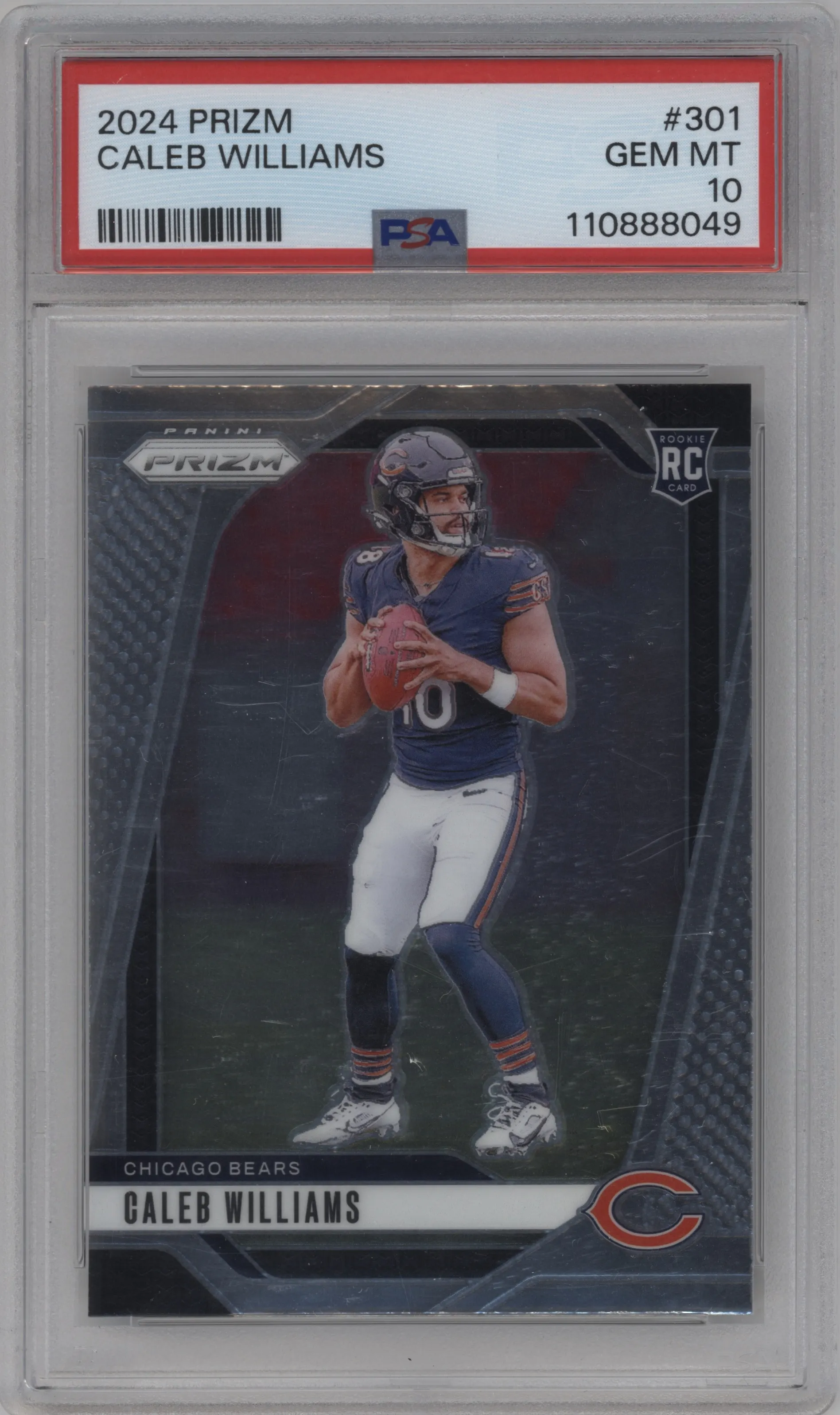 2024 Panini Prizm Caleb Williams #301 PSA 10